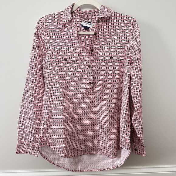 Lands End multicolored blouse - Picture 1 of 3